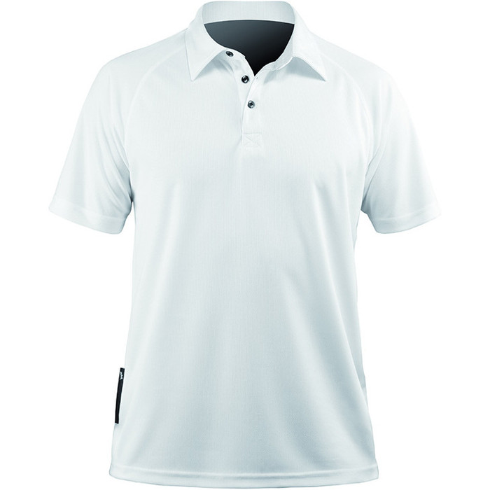 Zhik Dry Short Sleeve Polo Shirt White TOP87