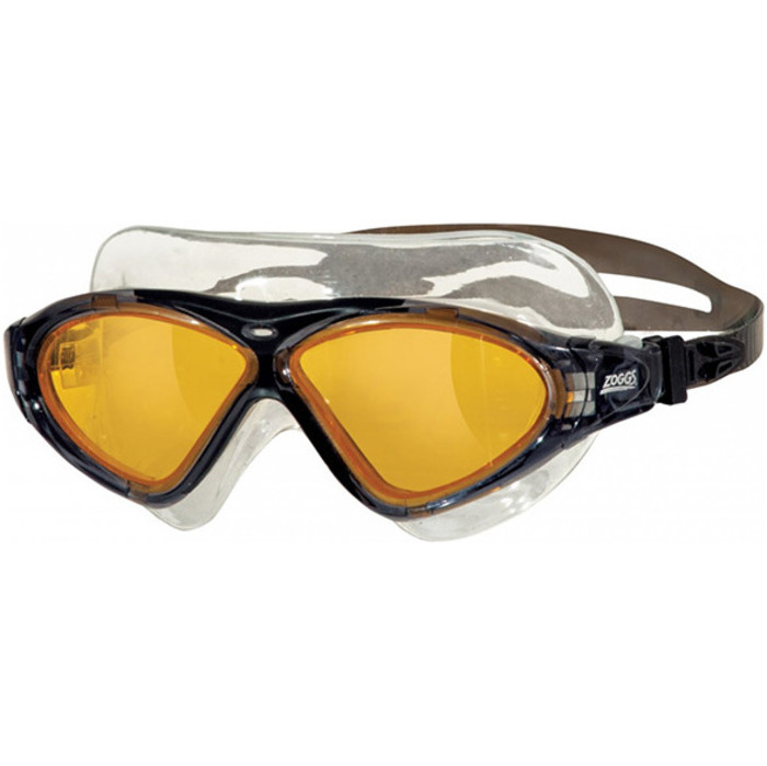 Zoggs Adult Tri-Vision Swimming Mask Black / Copper 306919