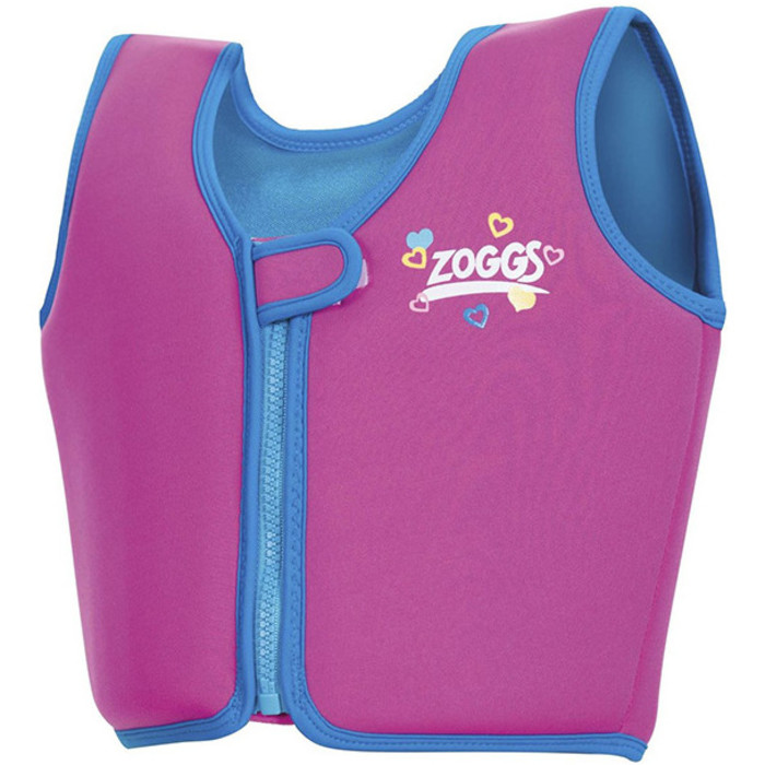 Zoggs Girls Neoprene Swim Jacket Pink 413176