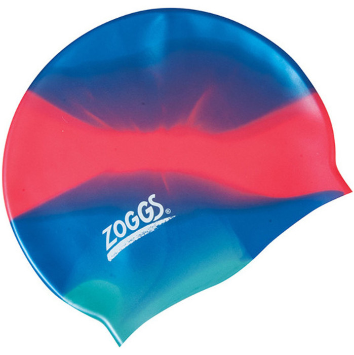 Zoggs Junor Multicolour Swimming Cap Blue / Pink 300634