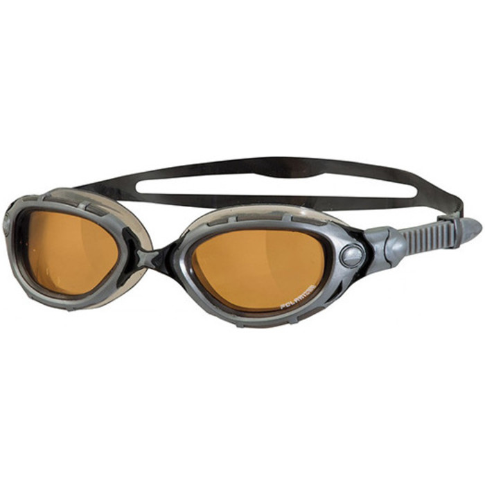 Zoggs Predator Flex Polarized Ultra Adult Swimming Goggles - Silver 322847