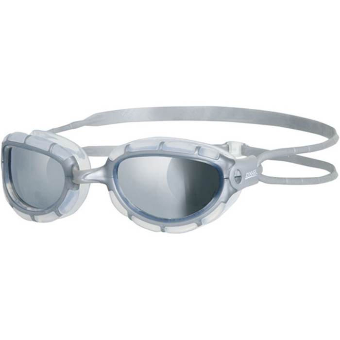 Zoggs Predator Mirror Adult Swimming Goggles - Silver / Clear 309863