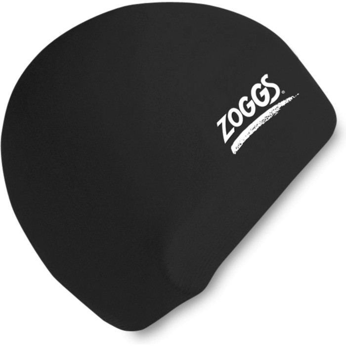 Zoggs Silicone Swimming Cap BLACK 300771