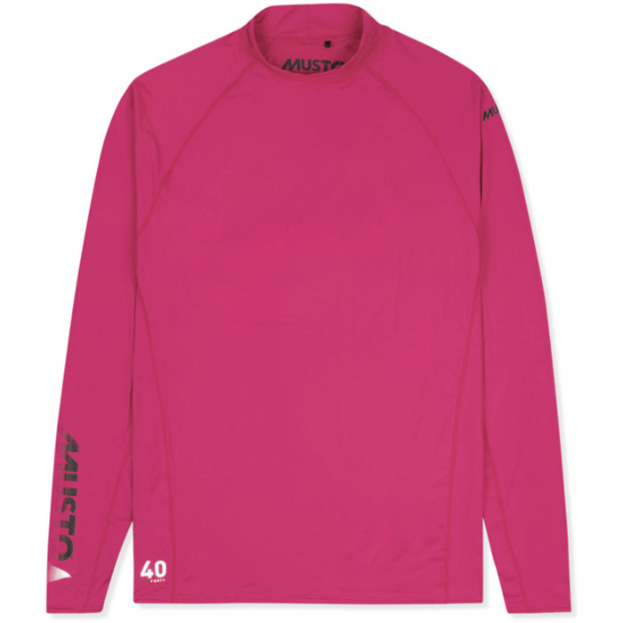 2019 Musto Insignia UV Fast Dry Long Sleeve T-Shirt Magenta SUTS010
