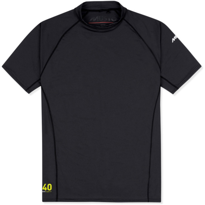 2023 Musto Insignia UV Fast Dry Short Sleeve T-Shirt Black 80900 - Sailing