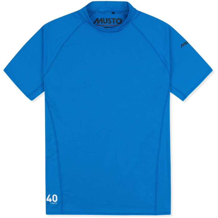 2021 Musto Mens Insignia UV Fast Dry Short Sleeve T-Shirt Brilliant Blue 80900