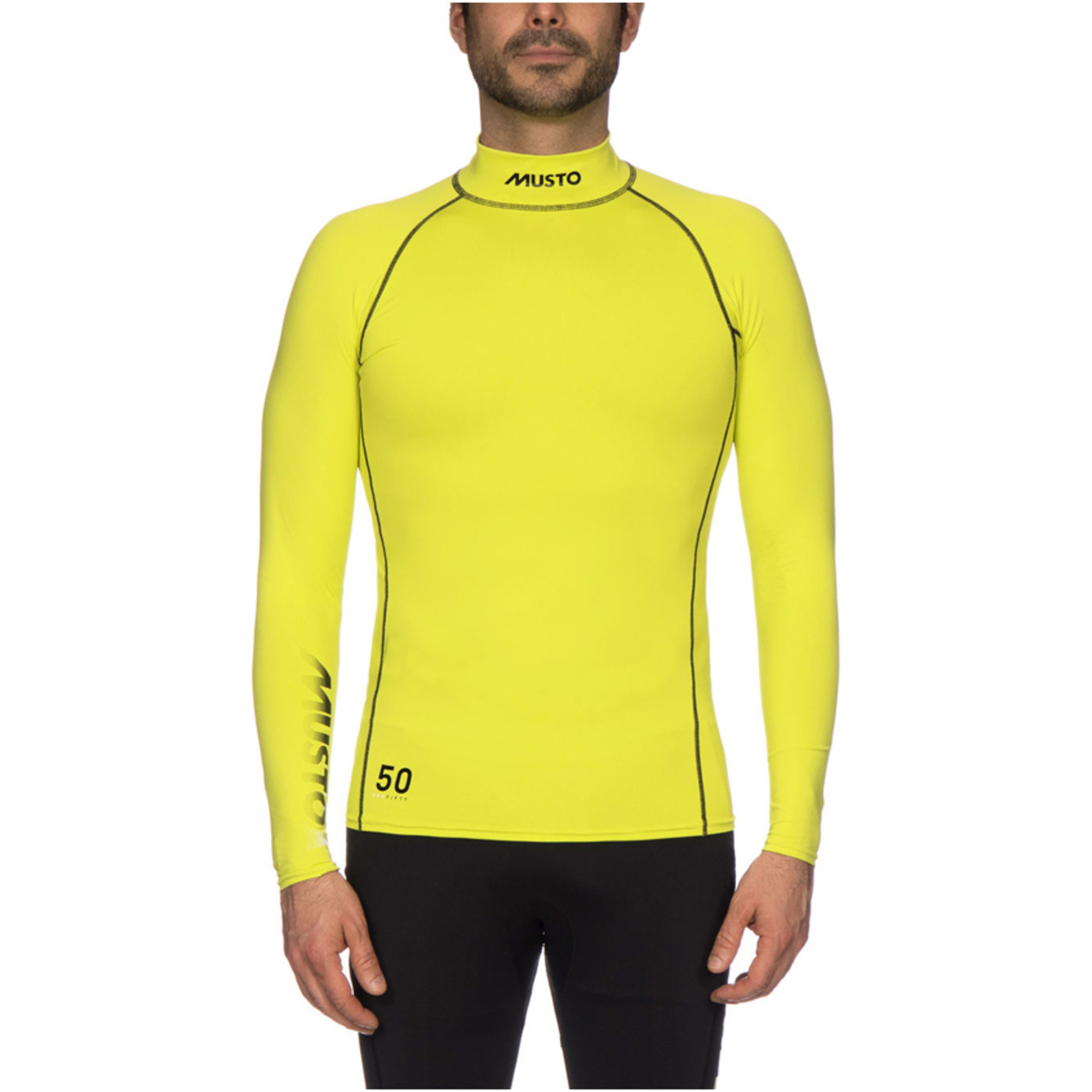 2022 Musto UPF50 Long Sleeve Rash Vest Sulphur Spring SUTS003 ...