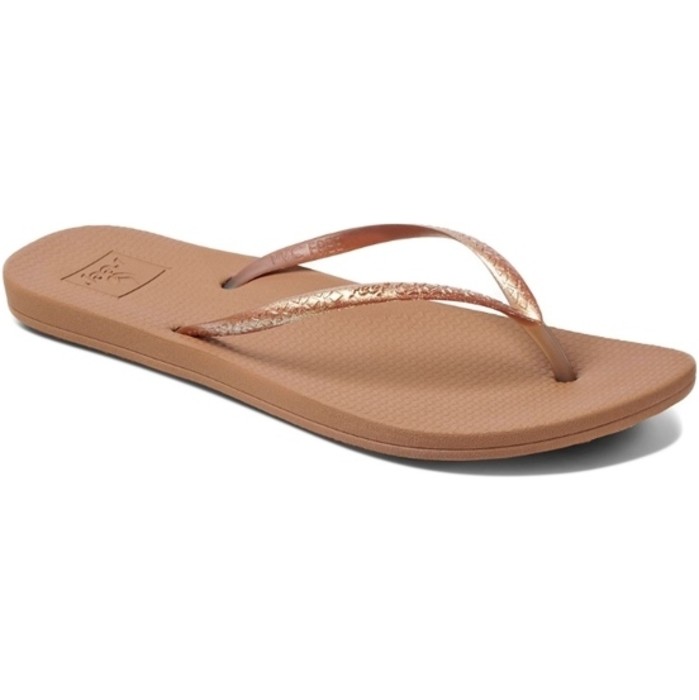 Reef Womens Escape Lux Metals Sandals / Flip Flops Copper RF0A3OL8COP
