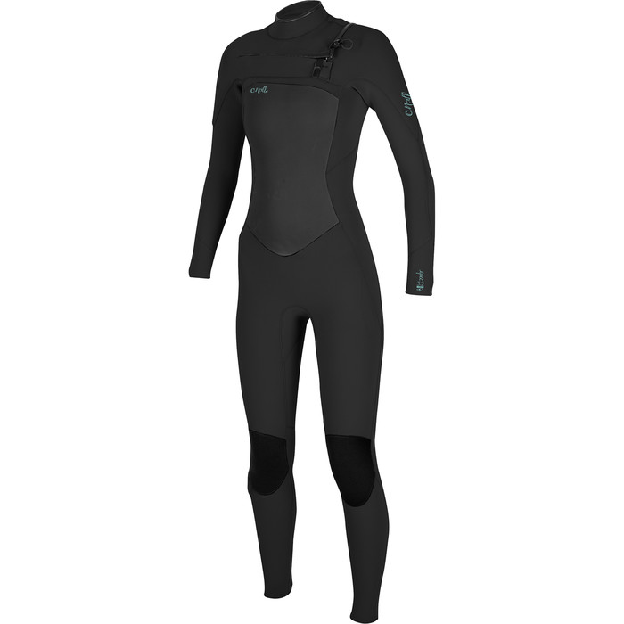 2022 O'Neill Womens Epic 3/2mm Chest Zip GBS Wetsuit 5355 - Black