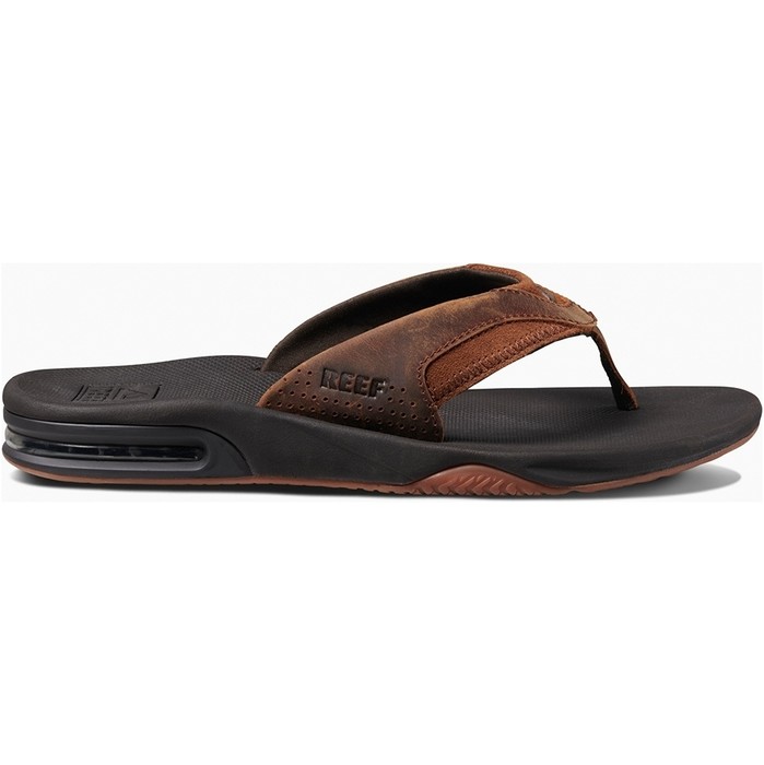 mens reef leather flip flops