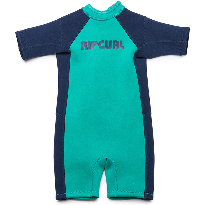 2019 Rip Curl Toddlers Dawn Patrol 1.5mm Spring Shorty Wetsuit Turquoise WSP7BK