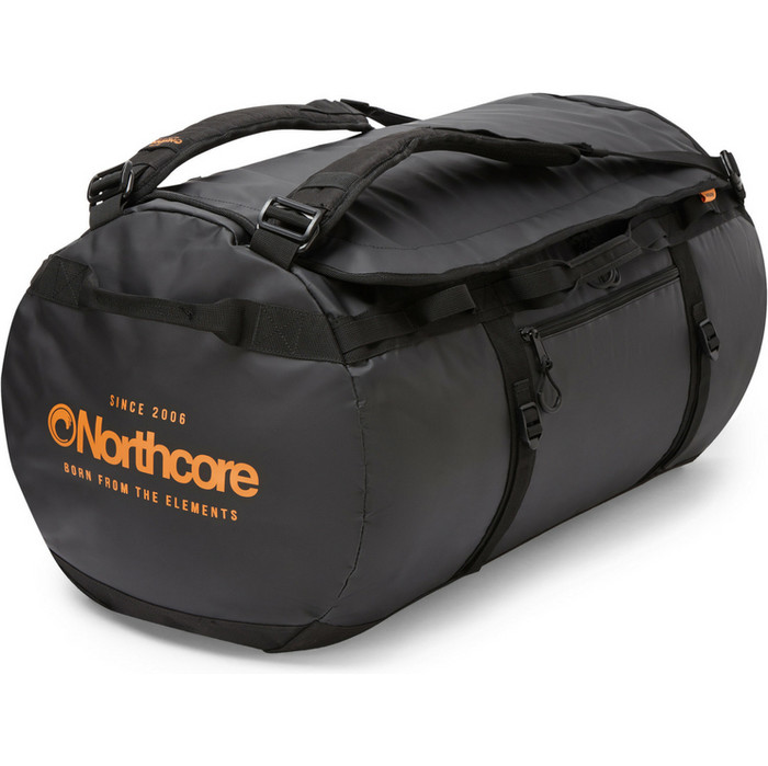 2021 Northcore Duffel Bag 85L NOCO123BB - Black / Orange