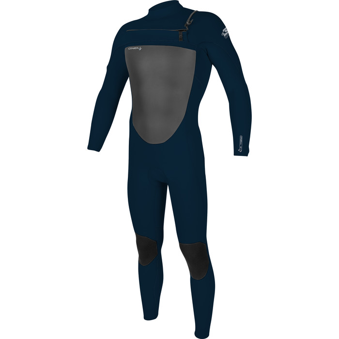 2021 O'Neill Mens Epic 4/3mm Chest Zip Wetsuit 5354 - Abyss