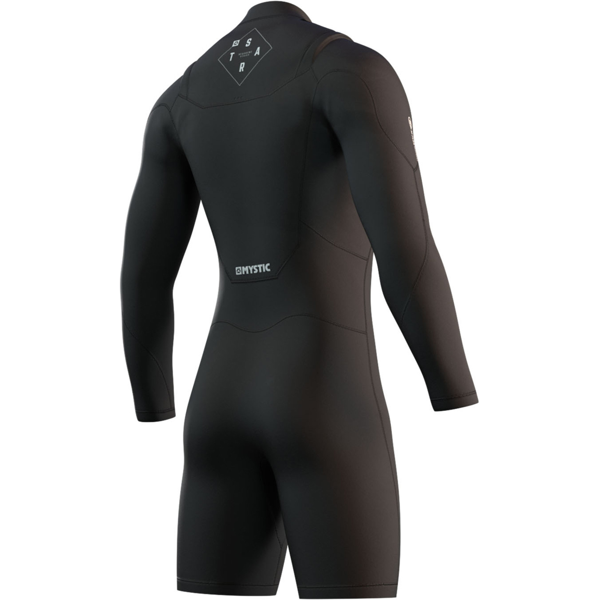 2023 Mystic Mens Star 3/2mm Long Sleeve Chest Zip Shorty Wetsuit 210308 ...