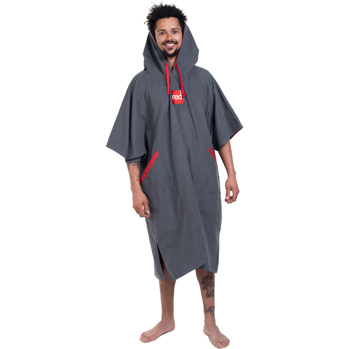 2021 Red Paddle Co Hooded Quick Dry Microfibre Change Robe / Poncho 002-009-006 - Grey