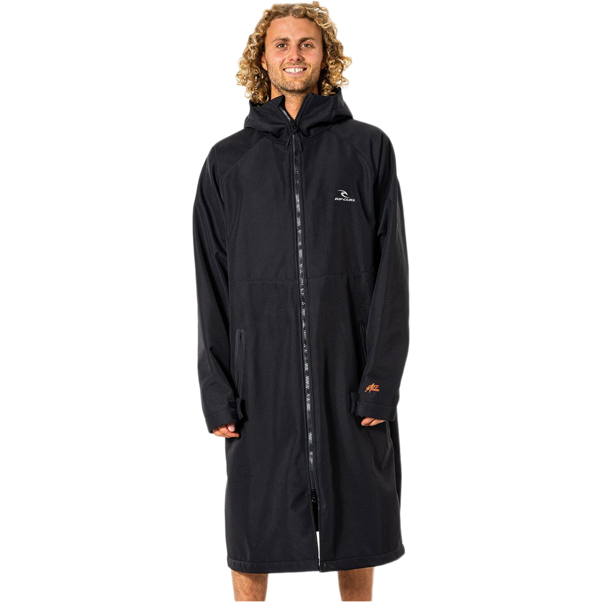 2024 Rip Curl Anti Series Hooded Changing Robe / Poncho CTWBA9 - Black ...