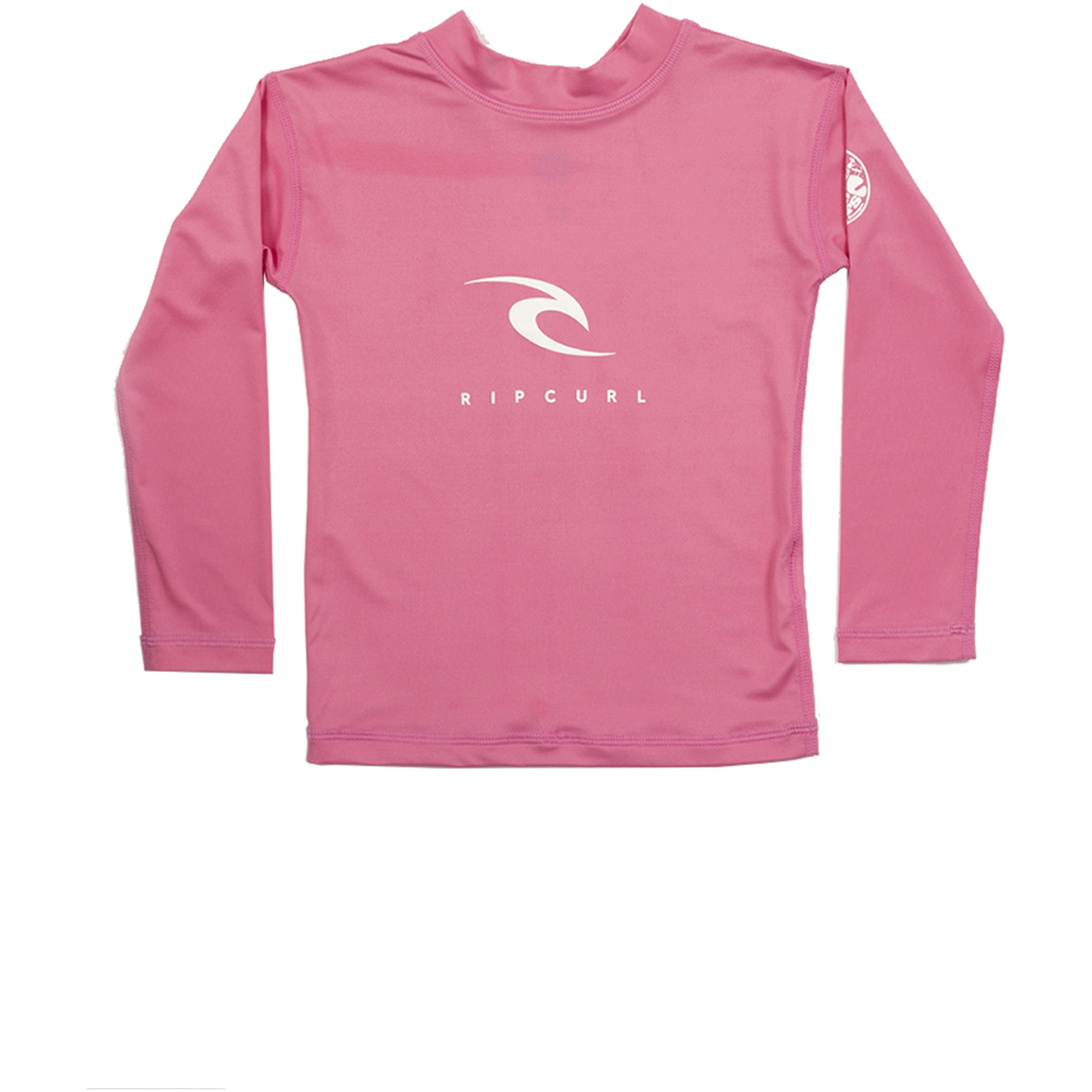 2022 Rip Curl Grom Corp Long Sleeve UV Rash Vest WLY3CO - Pink ...