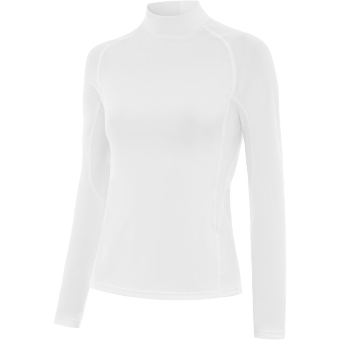 2021 Typhoon Womens Fintra Long Sleeve Rash Vest 430442 - White