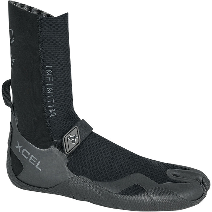 2024 Xcel Infiniti 5mm Split Toe Wetsuit Boots AT057020 - Black
