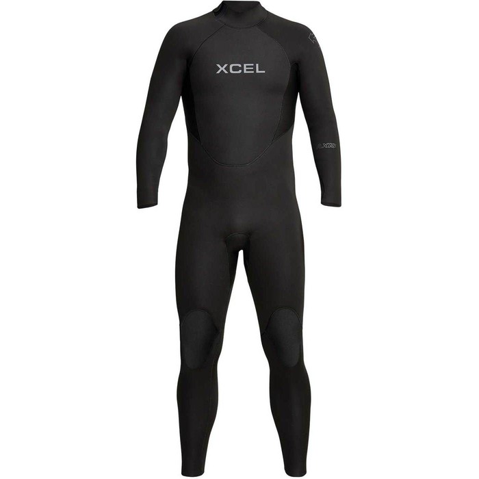 2021 Xcel Mens Axis 3/2mm Back Zip Wetsuit MN32AXG0 - Black