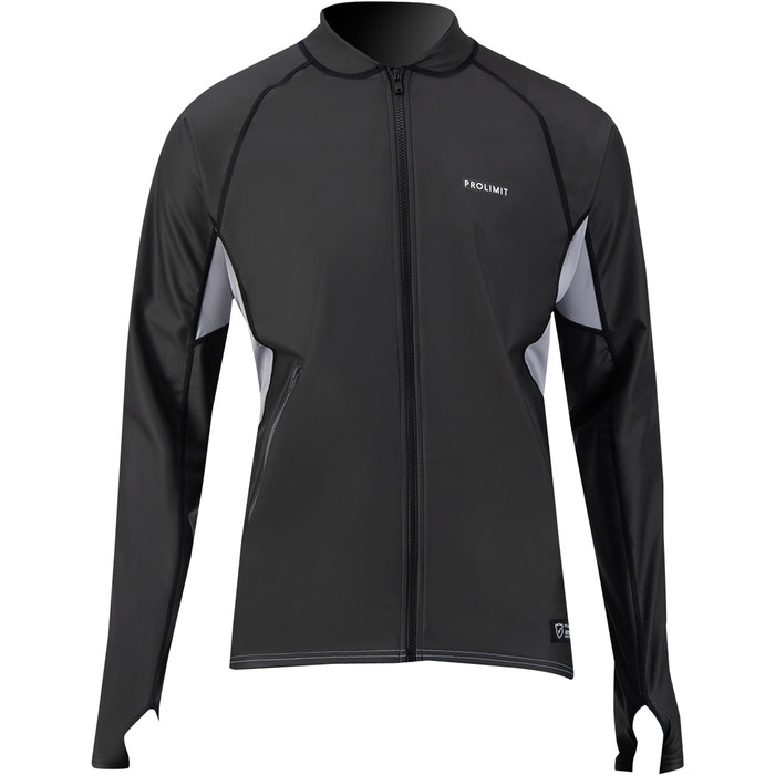 2024 Prolimit Mens SUP Top Loosefit Splash 14400 - Black / Grey - Thermal  Tops 