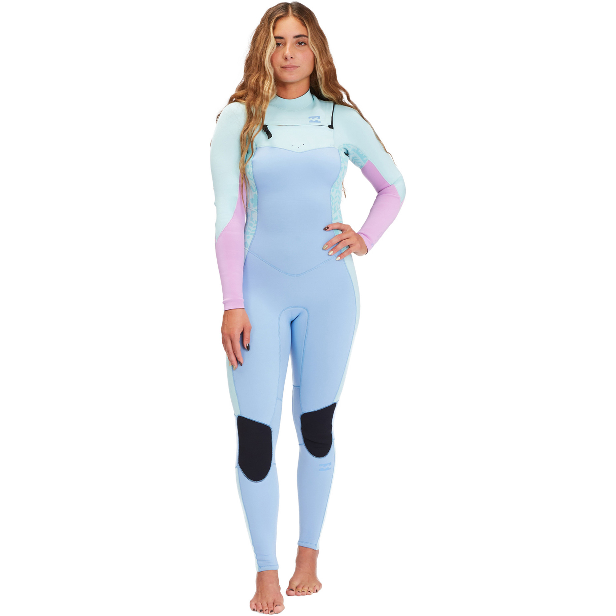 2024 O'Neill Girls Epic 5/4mm Chest Zip Wetsuit 5372G - Black