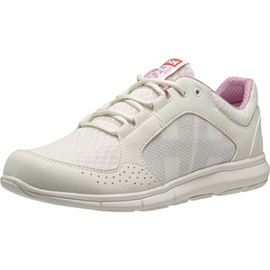 2022 Helly Hansen Womens Ahiga V4 Hydropower Sailing Shoes 11583 - Off White / Pink Sorbet