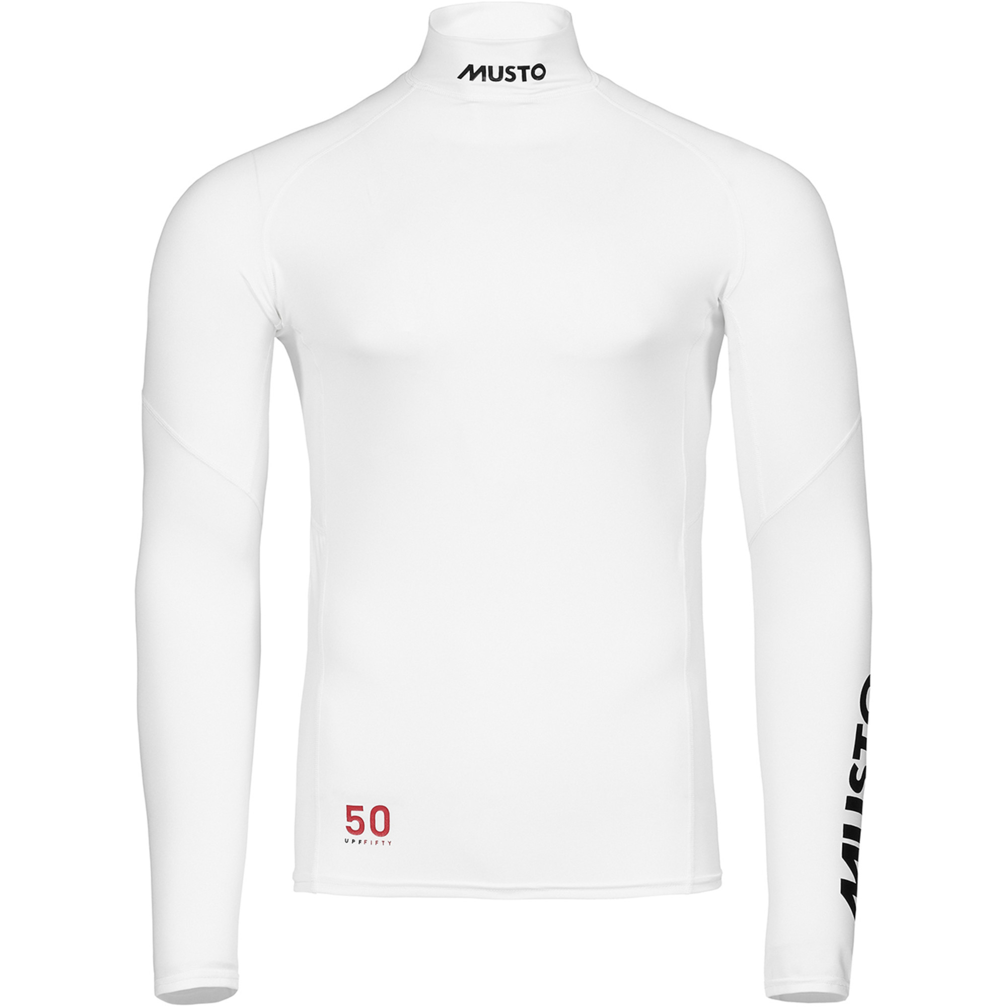 2023 Musto Mens Champ Long Sleeve Rash Vest 82091 - White - Wetsuits ...