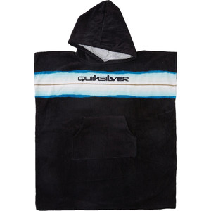 2022 Quiksilver Junior Hooded Changing Robe / Poncho AQBAA03033 - Black / Blue