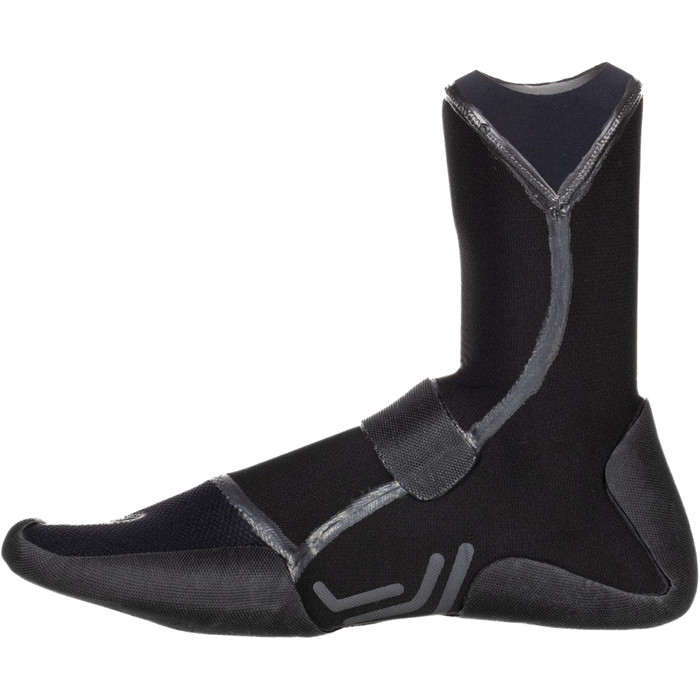 2024 Quiksilver Mens Marathon Sessions 3mm GBS Split Toe Wetsuit Boots EQYWW03070 - Black