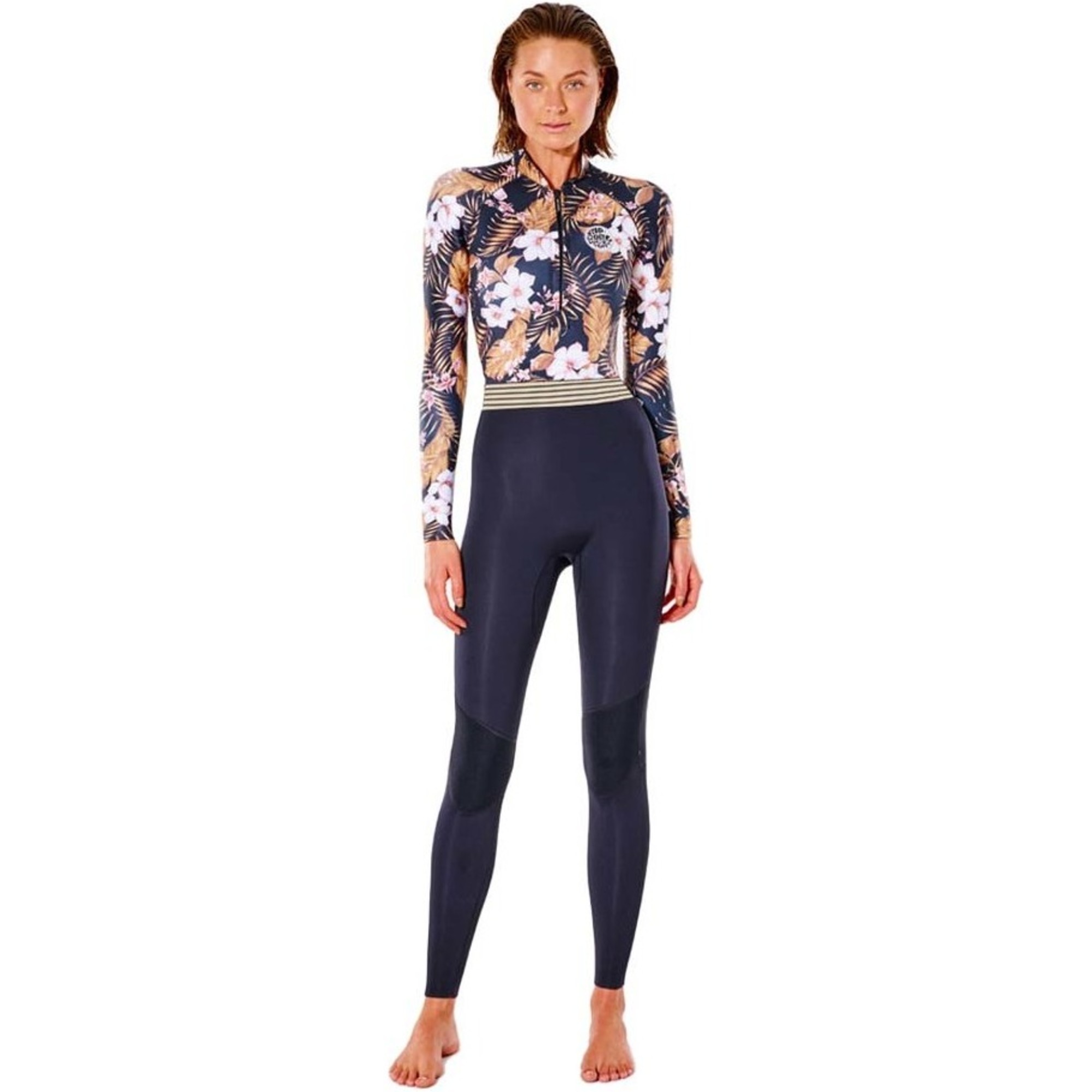 Combinaison De Plongée Rip Curl G-Bomb 2mm Femme - Fermeture Avant Zip - Néoprène E5 - Couleur Prune