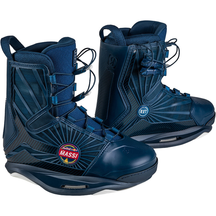 2022 Ronix Mens RXT Intuition+ Red Bull Massi Edition Wake Boots 223024 - Navy