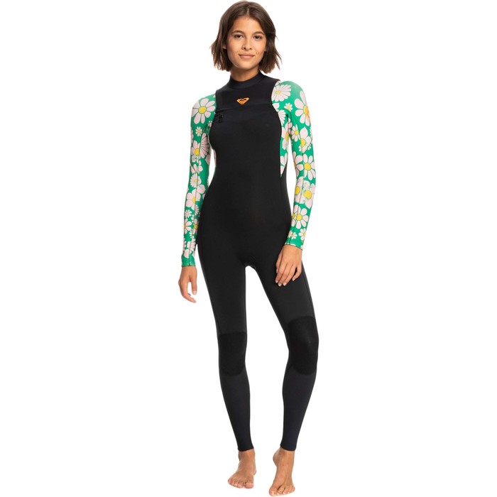 2022 Roxy Womens Pop Surf 4/3mm Chest Zip Wetsuit ERJW103119 - Jellybean