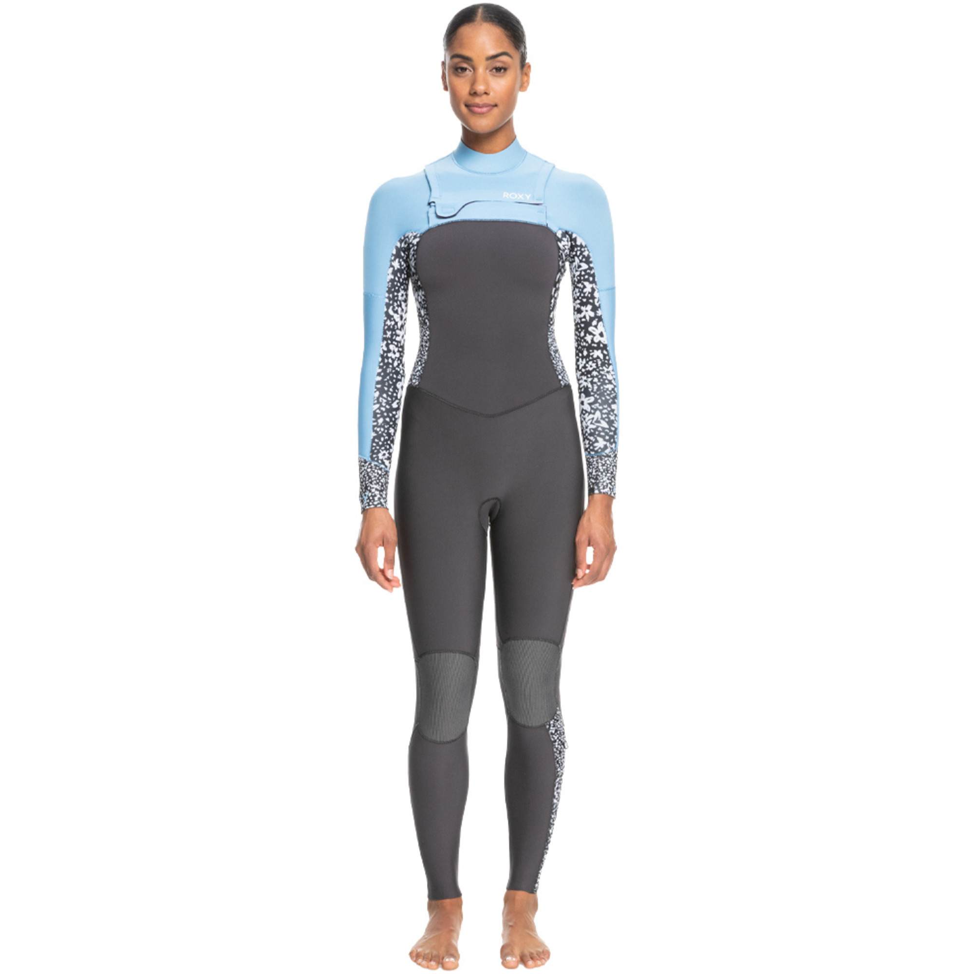 2023 Roxy Womens Swell Series 4/3mm Chest Zip Wetsuit ERJW103125 - Jet ...