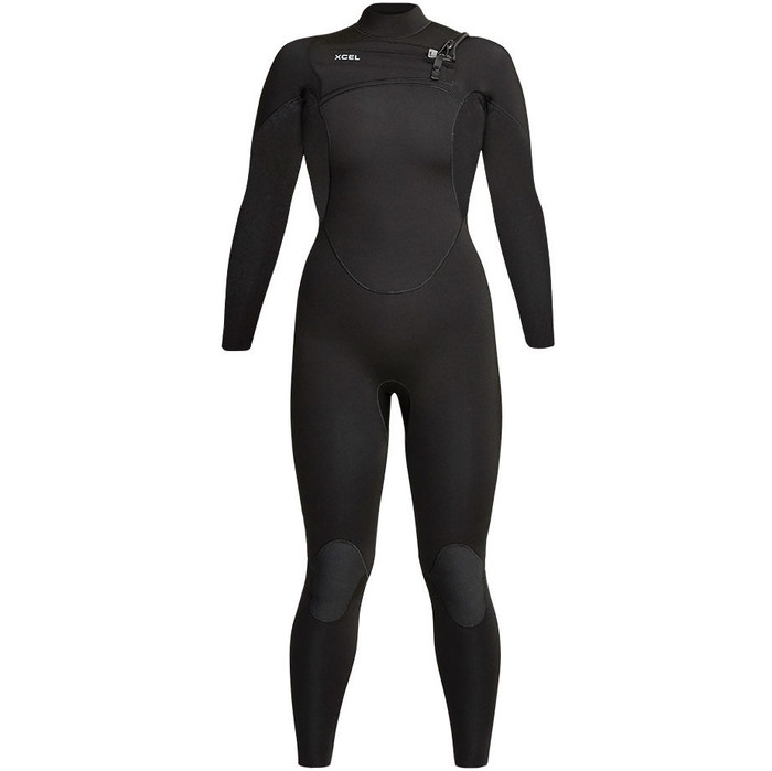 2024 Xcel Womens Comp 5/4mm Chest Zip Wetsuit WN54ZXC0 - Black
