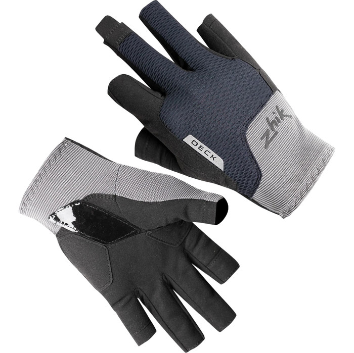 2024 Zhik Half Finger Deck Gloves GLV-11 - Grey