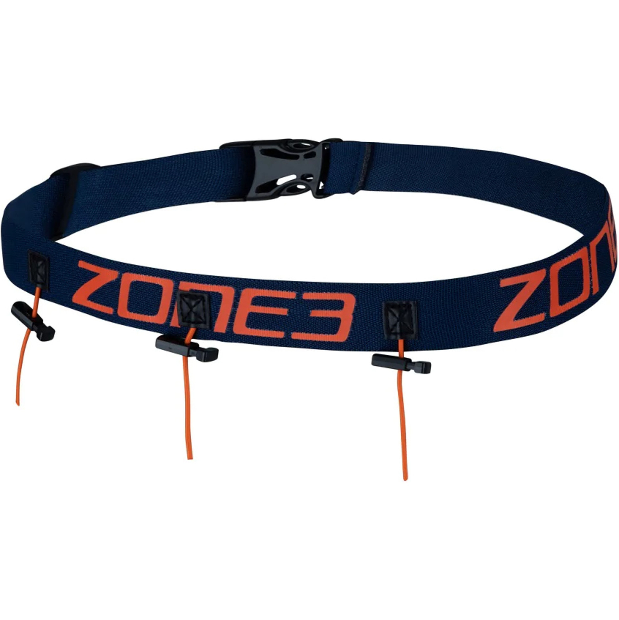 2024 Zone3 Ultimate Race Number Belt With Gel Loops RA18RBGL113 - Navy ...