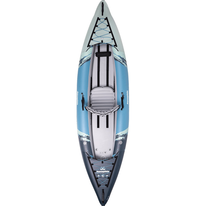2023 Aquaglide Cirrus Ultralight 110 1 Person Kayak AG-K-CIR - Blue / Grey