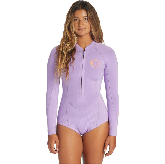 2024 Billabong Womens Salty Dayz Long Sleeve 2mm Shorty Wetsuit
