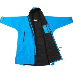 2024 Dryrobe Advance Long Sleeve Changing Robe V3 DR104 - Cobalt Blue / Black
