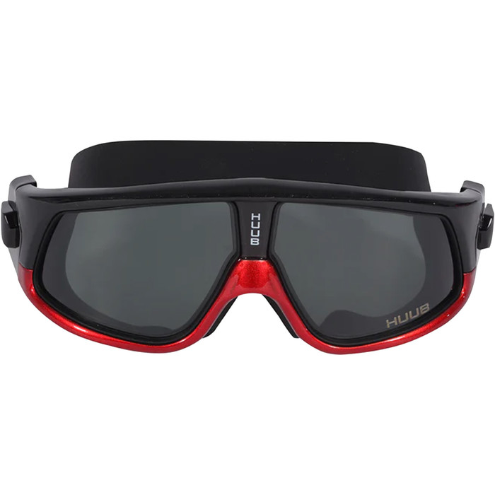 2024 Huub Ryft Open Water Swim Mask Goggles A2-RYFT - Black / Red / Dark Smoke
