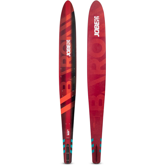 2023 Jobe Baron Slalom Waterskis 262322001 - Red