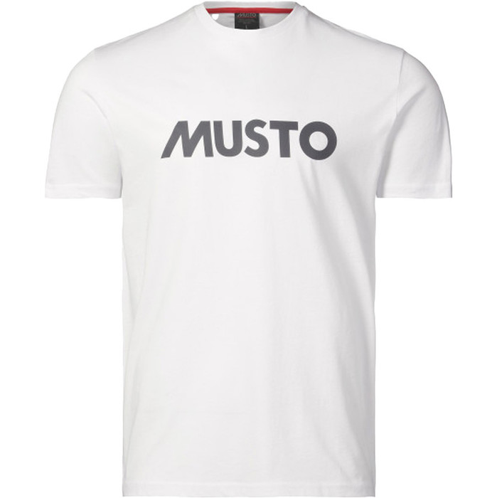 2023 Musto Mens Logo Tee 82451 - White