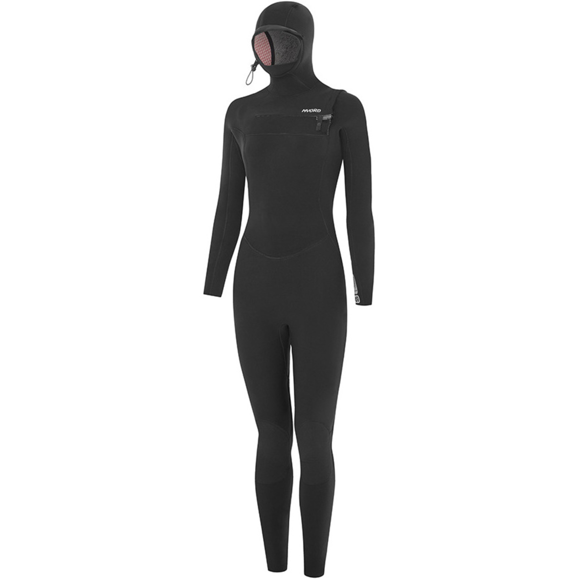 Nyord 2025 Frauen Furno 3/2mm Brustreißverschluss GBS Neoprenanzug N04AA00015 - Black