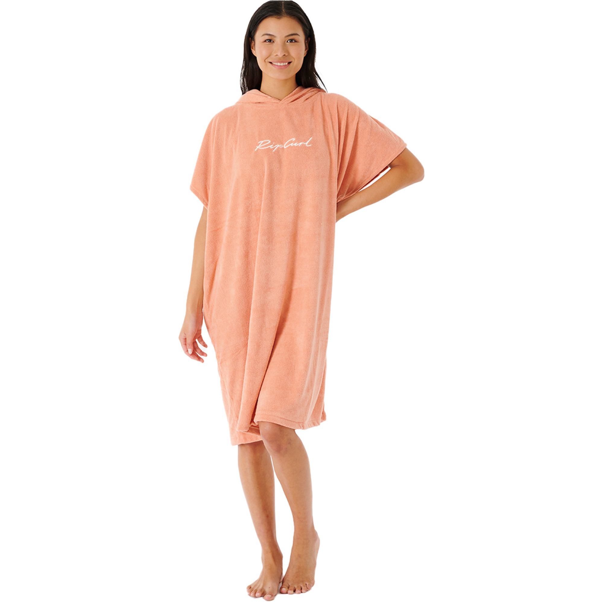 2023 Rip Curl Womens Script Change Robe / Poncho GTWFM1 - Dusty Coral ...
