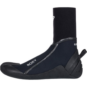 2023 Roxy Womens Elite 3mm Split Toe Wetsuit Boots ERJWW03035 - True Black