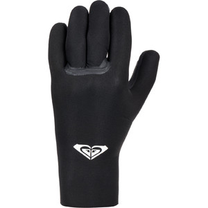 2024 Roxy Womens Swell Series+ 3mm Wetsuit Gloves ERJHN03247 - True Black