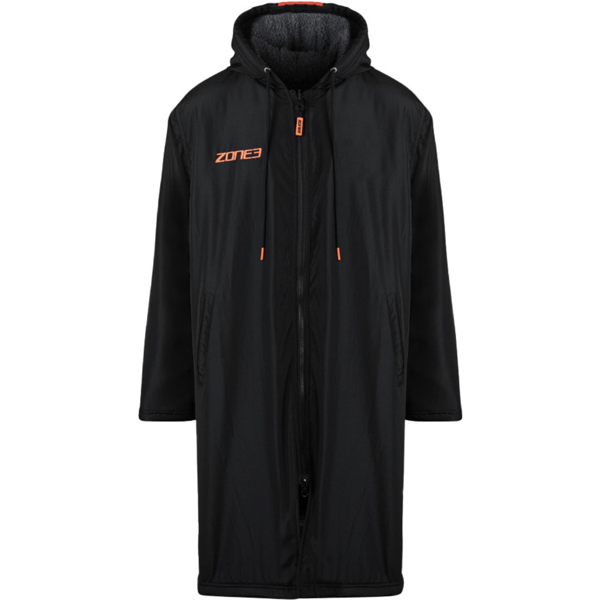 2024 Zone3 Recycled Parka Changing Robe CW23URPC - Black / Grey ...