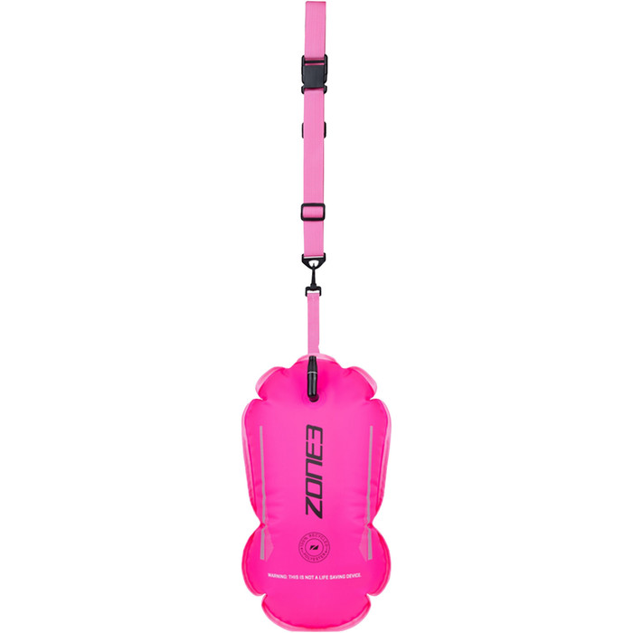 2024 Zone3 Recycled Swim Safety Buoy / Tow Float SA23RSBTF114 - Hi-Vis Pink