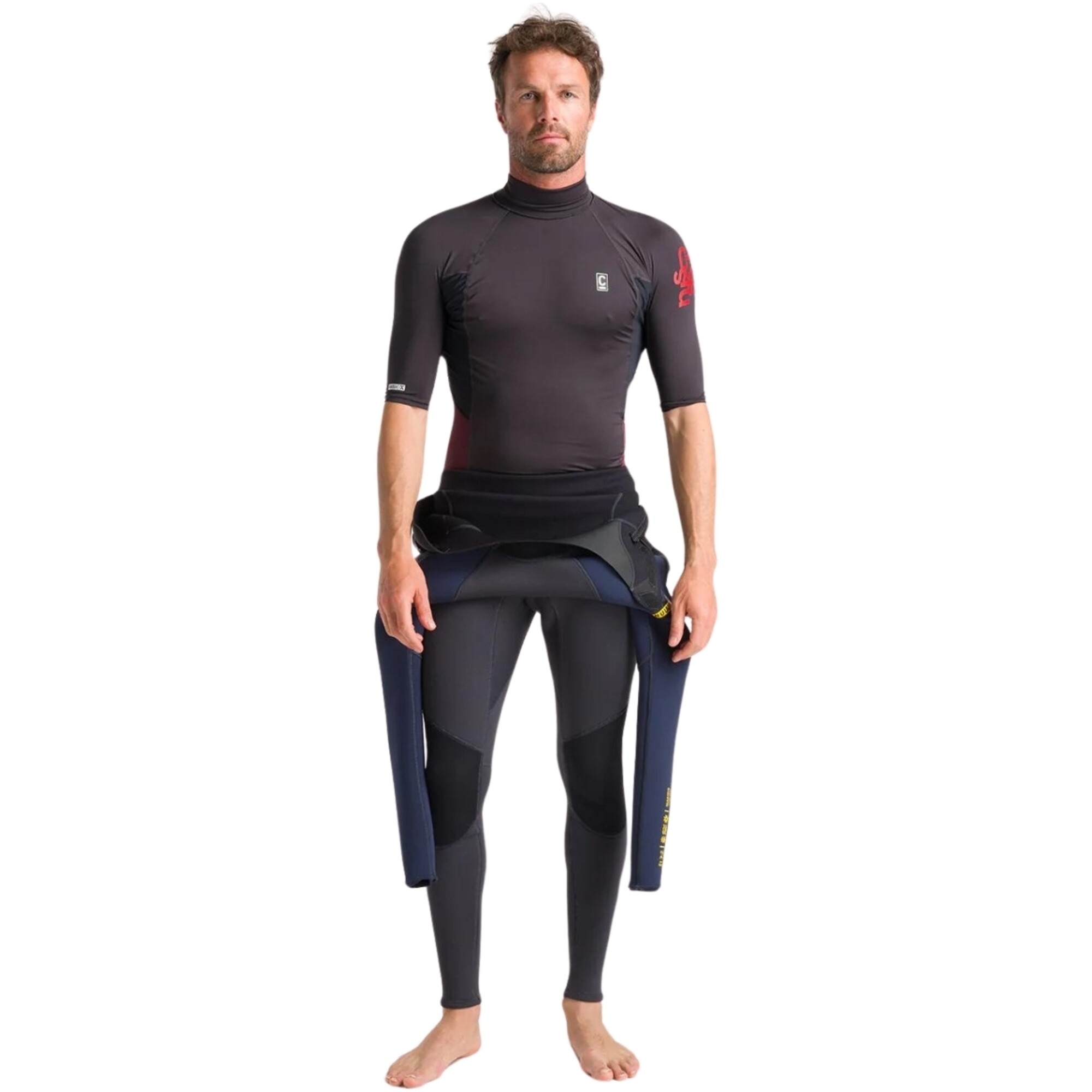 2025 C-Skins Mens NuWave X Short Sleeve Rash Vest C-NLYSSMT ...